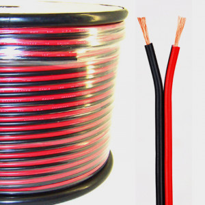Flex Cable Red & Black 1.5mm Speaker (sold per meter)